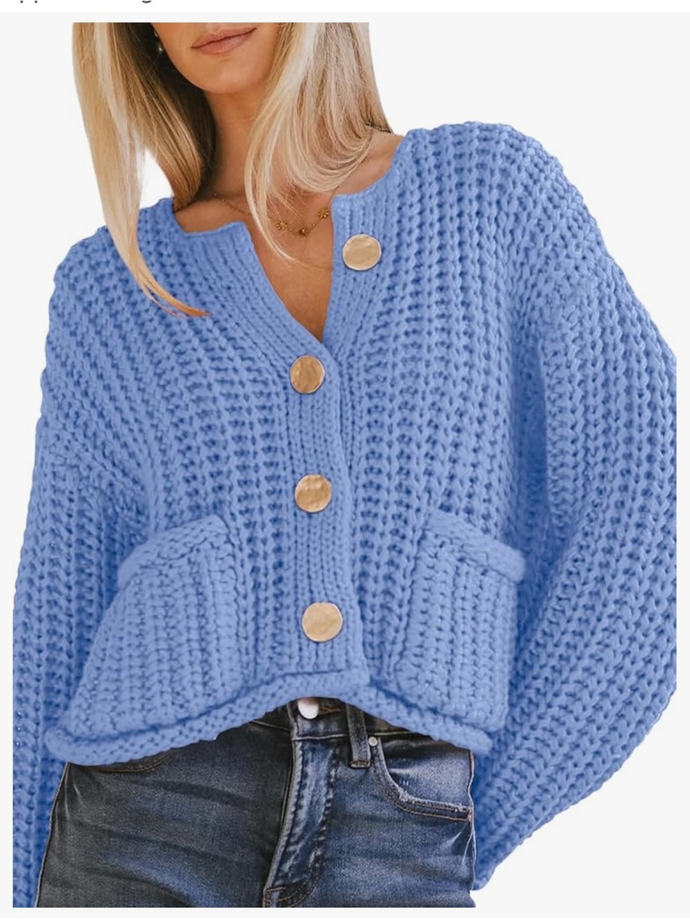 Amazon chunky knit cardigan